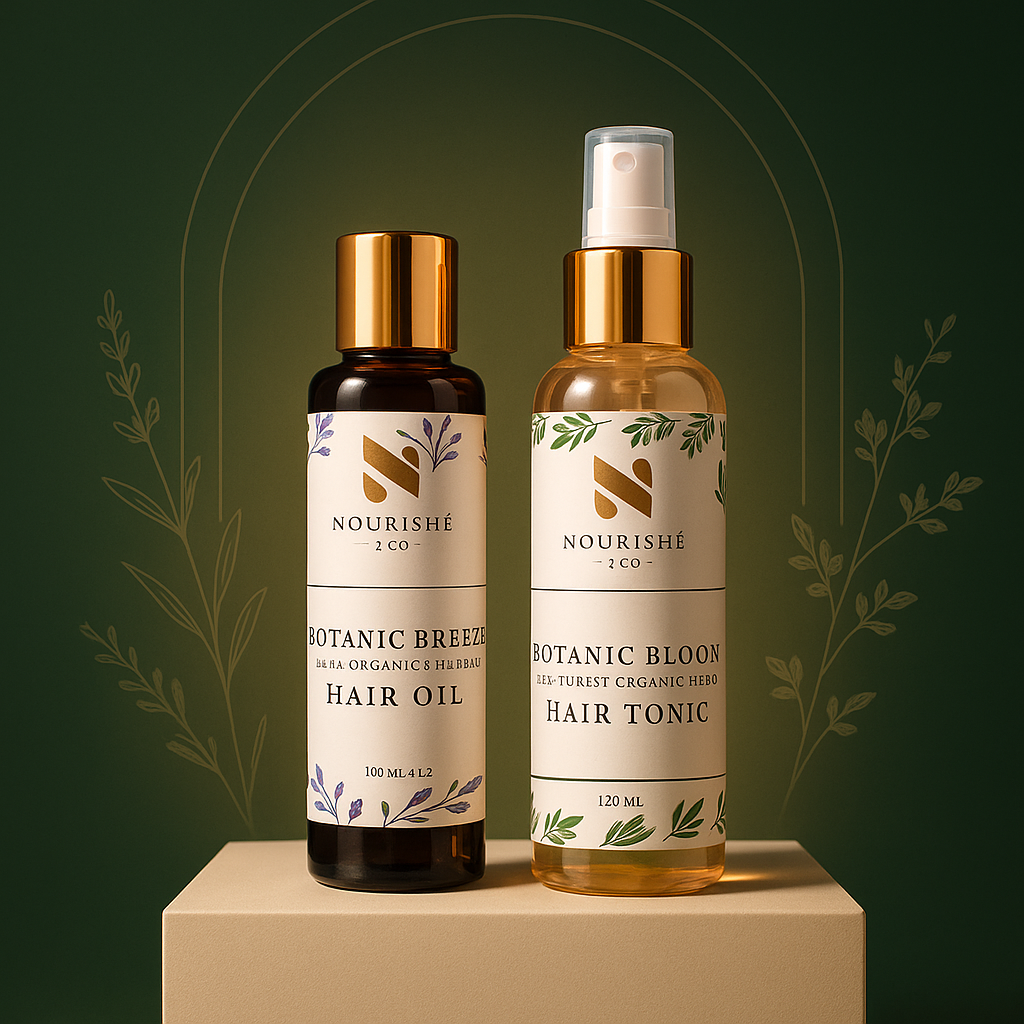 Nourishé & Co. – Botanic Care Duo (Breeze Oil + Bloom Tonic)